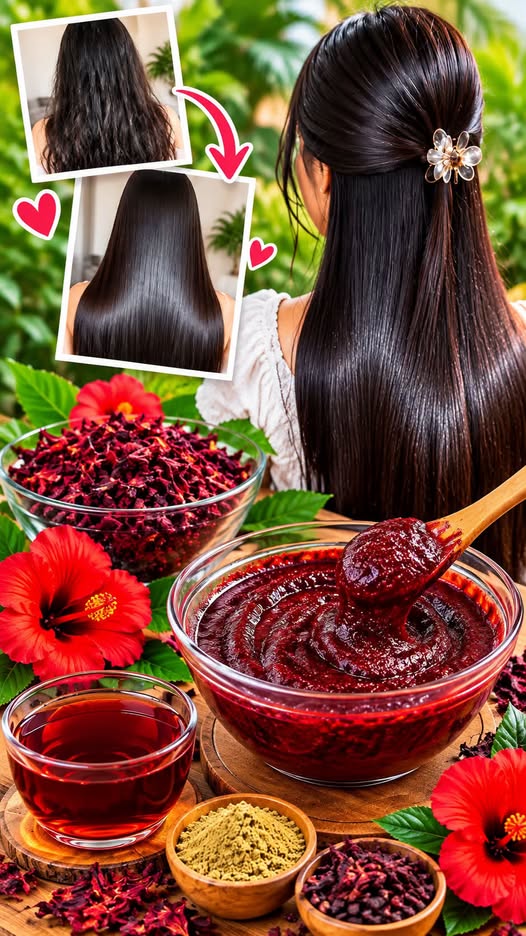Flor de Jamaica para el Cabello: Tratamiento Casero para una Melena Suave y Brillante